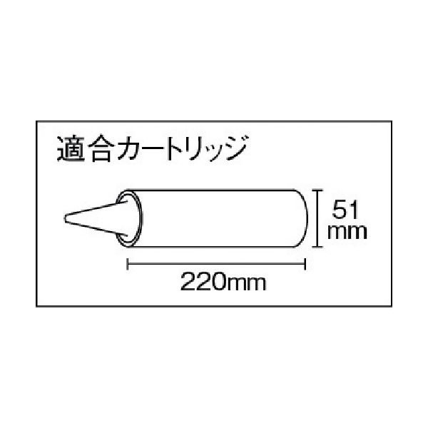 TRUSCO カートリッジガン標準タイプ KEG 103-7854 溶接用品プロショップ サンテック