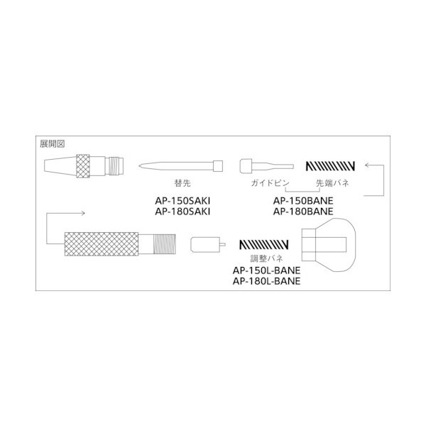画像2: TRUSCO 超硬自動ポンチ 130mm AP-150 [107-4989] (2)