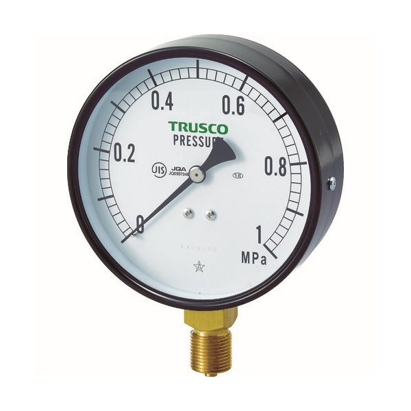 画像2: TRUSCO JIS汎用圧力計A型100φ TPG100-1.0  [114-5018] (2)