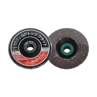 TRUSCO GPトップフラット アランダム #60 Φ100 10枚入 GPF100