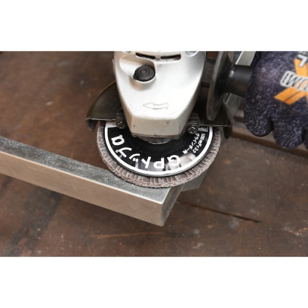 画像4: TRUSCO GPトップα ねじ込み式 ジルコニア Φ100 10枚入 #60 GP100ALZ(60) [114-9041] (4)