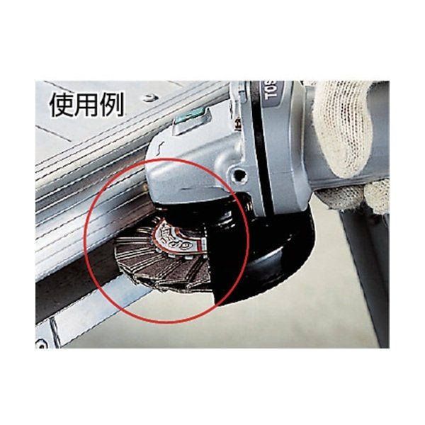 画像3: TRUSCO GP三面ディスク ジルコニア Φ100 (5枚入) #600 GP100Z3F(60) [114-9288] (3)