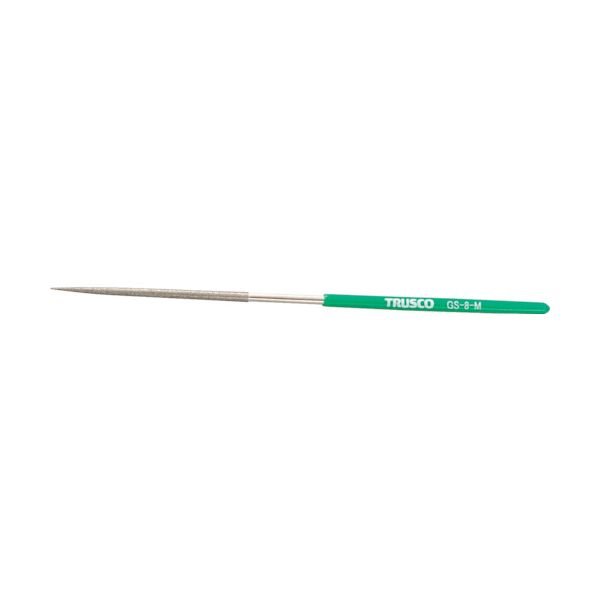 画像1: TRUSCO ダイヤモンドヤスリ 精密用 8本組 丸 GS-8-M 117-6331 (1)