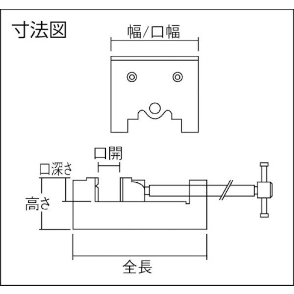 TRUSCO YV-100S ヤンキーバイス 100mm [125-7790] 溶接用品プロショップ サンテック