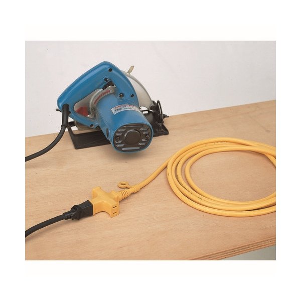 画像2: TRUSCO 3個口ソフトタイプ延長コード 10m ブラック TKC15-103PSBK [137-1668] (2)