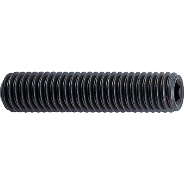 画像1: TRUSCO 六角穴付止めねじ くぼみ先 黒染め M6×20 52本入 B31-0620 [160-4431] (1)