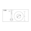 画像2: TRUSCO 平ワッシャー JIS ステンレス M20 10個入 B27-0020 [160-8321] (2)