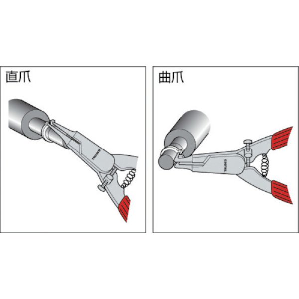 画像3: TRUSCO B32-0048 スナップリング軸用 スチール サイズS-48 5個入 [160-9696] (3)