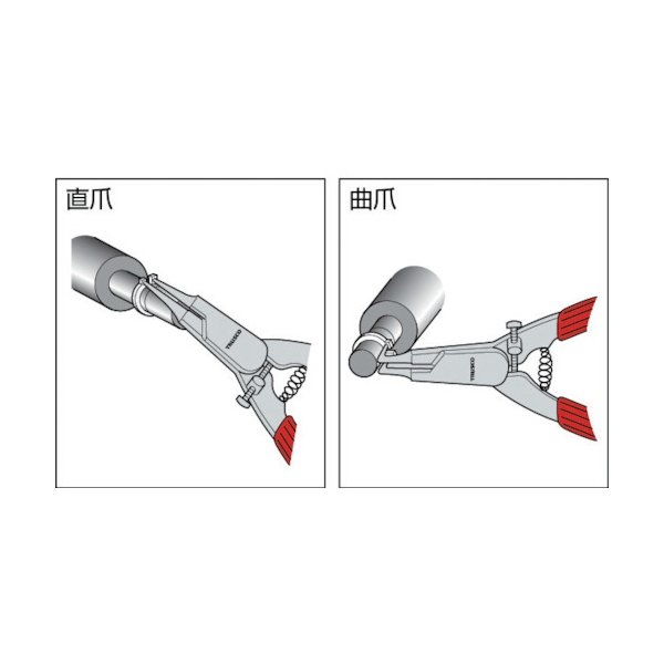 画像3: TRUSCO スナップリング軸用 ステンレス サイズS-25 7個入 B90-0025 [160-9904] (3)