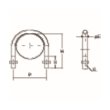 画像2: TRUSCO SGP用Uボルト SUS304 呼ビ径8A ネジ径M6 TSGP-BTM6-8A-S [161-2485] (2)