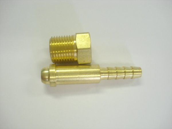 画像4: 新ダイワ TIG用ガス出口ジョイントセット 136Z08+35N22  六角ナット 5/8-18UNF・ホースニップル (4)