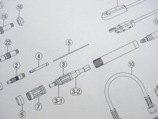 画像3: Panasonic 純正 コレット締付ナット YT-15TP2用 TKK15115 (3)