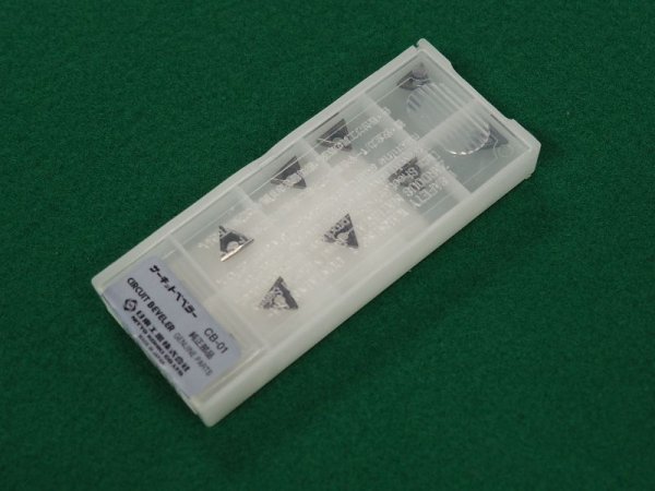 画像2: 面取り加工機  サーキットベベラー用チップ CB-01用59305チップ 8.4三角(10枚入り) 日東工器 (2)