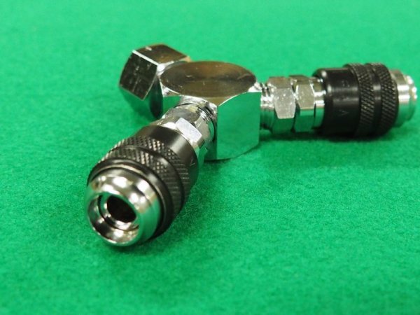 画像3: サンロック ソケット BV-1 調整器分岐用(酸素) 阪口製作所 (3)