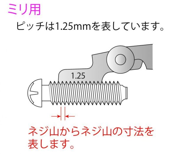画像2: ピッチゲージ  パック品 (2)