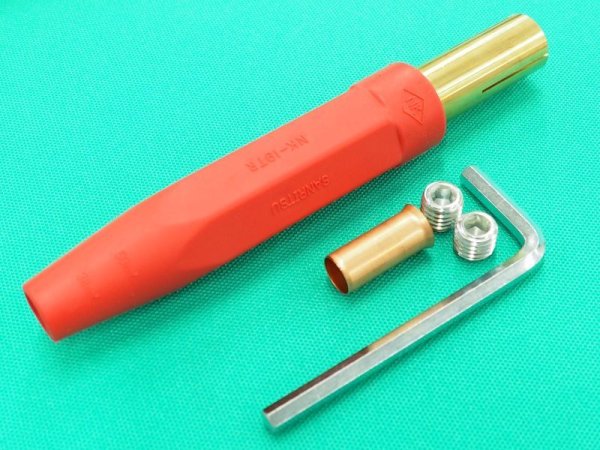 画像3: NK形ケーブルジョィント(ネジ込み式)・NK-19TRメス  (黒/青/赤/黄/緑選択) 三立電器 (3)