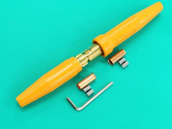 画像1: 難燃・耐熱カラーケーブルジョィント ST-38 VO 色5種類選択 阪口製作所 (1)