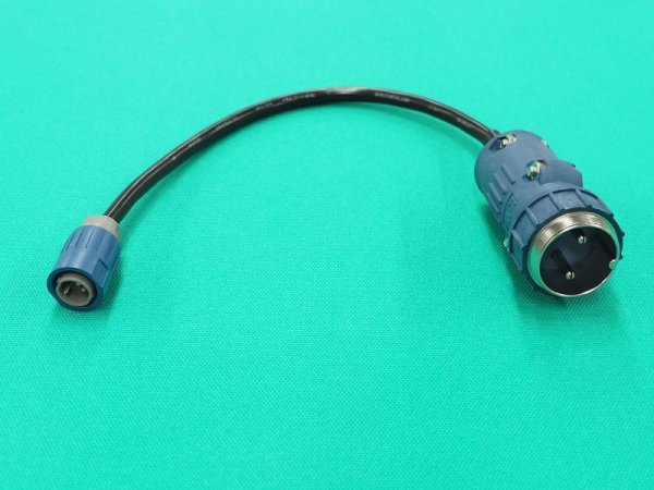 画像1: デジタルTIG溶接機用 トーチスイッチ接続アダプタ (CN70AP2P + KW25C2) (1)