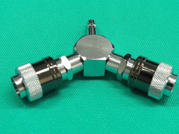 画像3: アポロコック 酸素ガス用ホース分岐ソケット(プラグ付) BS-1P  小池酸素工業 (3)