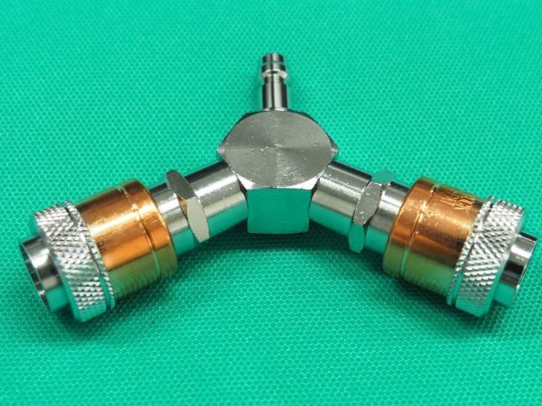 画像2: アポロコック 燃料ガス用ホース分岐ソケット(プラグ付) BS-2P  小池酸素工業 (2)