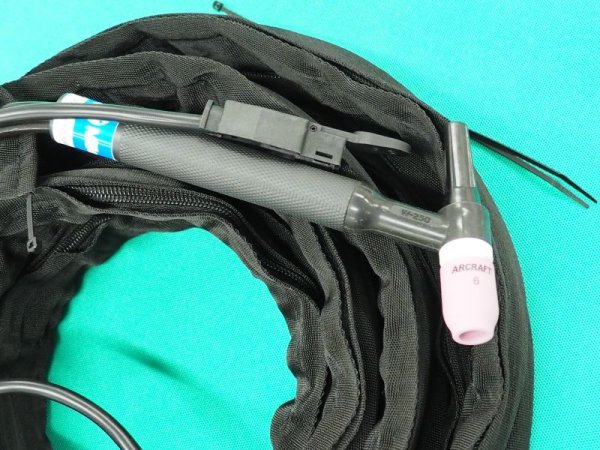 画像2: 【日立TIGアナログ機接続仕様】ウェルドクラフト製/ガスレンズ用水冷TIGトーチ 250A 7.6M 日立アナログ機接続仕様 WP-20-25 (SY-GL9-2.4-#6/SY-HIT-8W) (2)