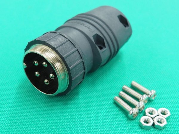 画像2: Panasonic CO2溶接機制御ケーブル用メタルコンセント MT25C5P (2)