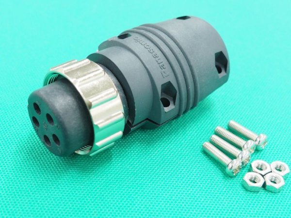 画像2: Panasonic CO2溶接機制御ケーブル用メタルコンセント MT25A5P (2)