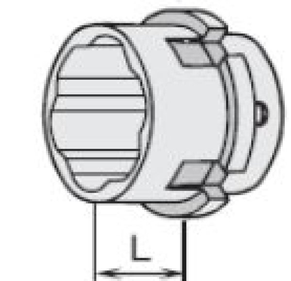 画像1: 建方1番(トルシアボルト用)アウターソケット KSM24 M24用 トネ TONE (1)