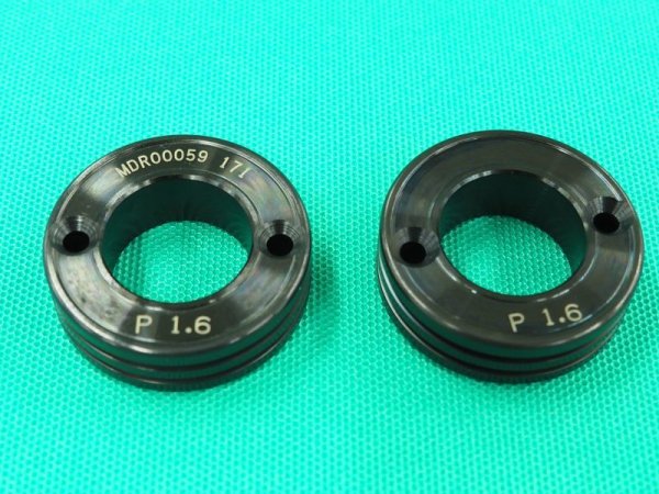 画像2: Panasonic フルデジタルCO2溶接機用フィードローラー MDR00059 1.6mm-1.6mm (2駆2従用) (2)