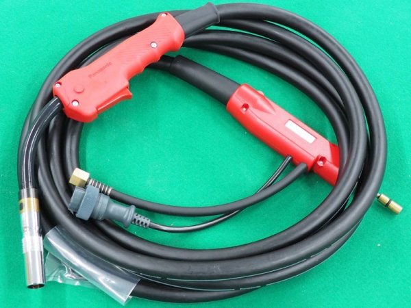 画像1: Panasonic CO2/MAG溶接用トーチ  RED TORCH 4 YT-50CEM4 4.5m 軽量タイプ (1)