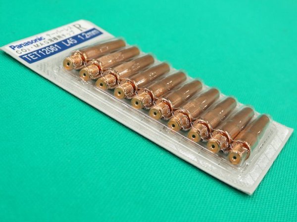 画像2: Panasonic 純正 CO2/MAG用 テーパーレスRチップ 1.2mm-45L 穴径1.3 TET12061 (2)