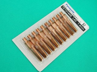Panasonic 純正CO2/MAG用Pチップ(パルス用)1.2mm-45L 10本 TET12040 