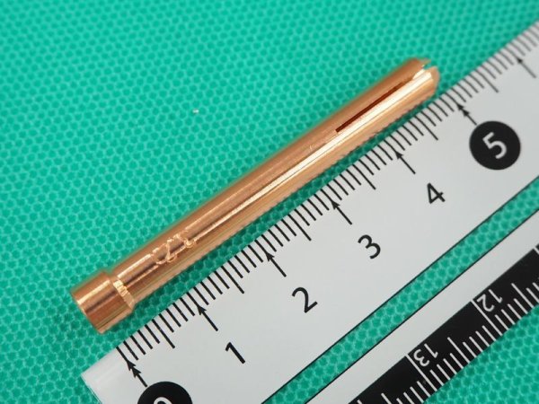 画像3: ダイヘン純正 TIG溶接コレット(銅合金製・ 高耐久性パーツ) (3)