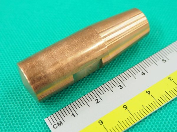 画像2: Panasonic 純正 R型スポット電極チップ 16X50L テーパ1/5 RET01601 (2)