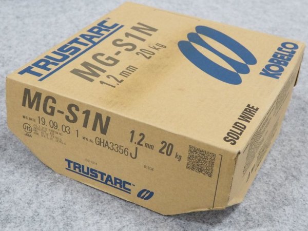 画像2: 低温用鋼(マグ材料) MG-S1N 1.2mm×20kg 神戸製鋼所 (2)