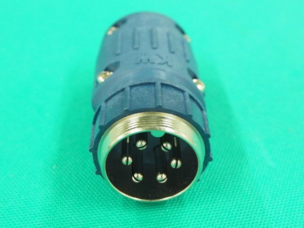 画像3: ダイヘン・Panasonic制御ケーブル接続コンセント6Pオスピン付ソケット受け側(6芯) KW25C-6 (3)