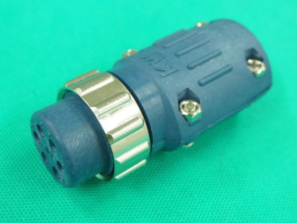 画像2: ダイヘン・Panasonic制御ケーブル接続6Pメス穴付プラグ側（６芯）　 KW25A-6 (2)