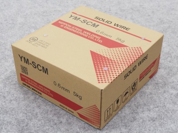 画像1: 鉄用半自動溶接ワイヤ YM-SCM 0.6mm-5kg 日鉄溶接工業 (1)