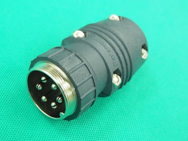 画像1: Panasonic CO2溶接機制御ケーブル用メタルコンセント MT25C6 (1)