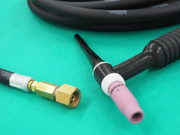 画像2: 日立ニューデジタルポシェット接続仕様 150A 空冷フレキTIGトーチセット 7.6m (NA-21A相当品) ウェルドクラフト WP-150-25R-1726 NPD/NPDX (2)