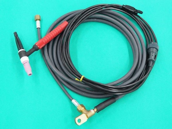 画像1: Panasonic TIG溶接トーチ RED TIG TORCH 2 150A-4m YT-15TS2 (1)