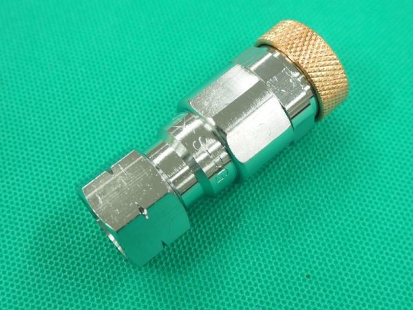 画像3: Qジョイント 可燃ガス用 ゲージ直結用ソケット S-RG 千代田精機 (3)