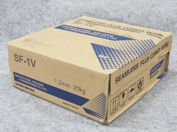 画像1: マグ材料(フラックス入りワイヤ SF-1V 1.2mm-20kg 日鉄溶接工業 (1)