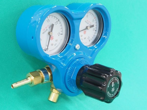 画像2: 酸素調整器 逆火防止内蔵 関東式 SG-3K  阪口製作所 (2)