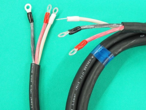 画像3: 電源ケーブル 3芯-5.5mm2/2CTX3CX5.5 (3)