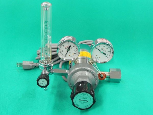 画像3: Panasonic 純正耐風式CO2調整器(ヒーター+2Pプラグ付) YX-1203CT1 (3)