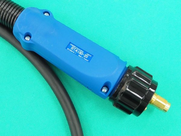 画像3: アルミ専用ダイヘンブルートーチ 180A 2M BTA180-20 (3)