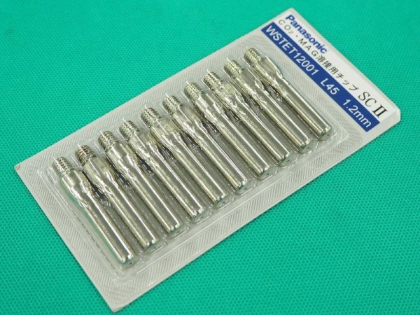 画像2: Panasonic 純正 CO2/MAG用 高耐久SCIIチップ1.2mm-45L 10本 WSTET12001 (2)