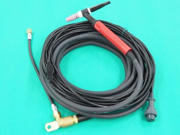 画像1: Panasonic TIG溶接トーチ RED TIG TORCH 2 200A-8m YT-20TS2C1 (1)