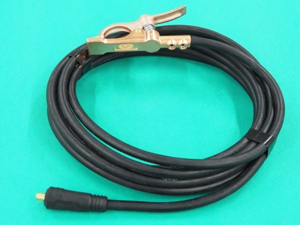 画像1: デジタル溶接機用アースケーブル線　22S黒色 (1)